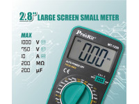PROSKIT Multímetro Digital 3½ Retroiluminado True Rms PROSKIT Multímetro Digital 3½ Retroiluminado True Rms